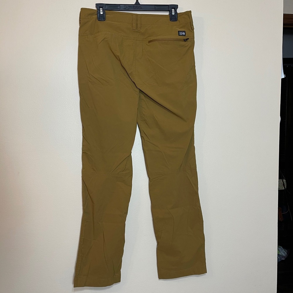 Mountain Hardwear Men's Pants Brown Hiking Stretch Zip Fly 33 x 31 Outdoor - Picture 2 of 9